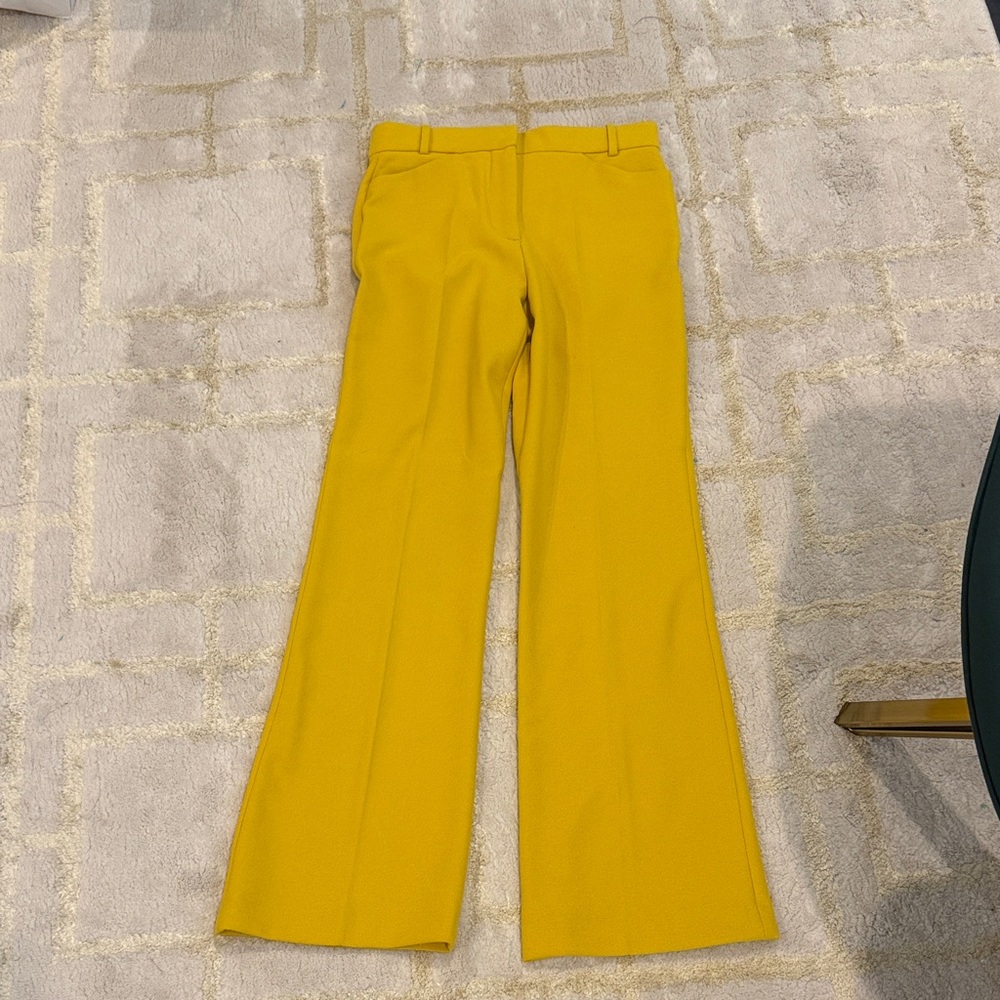 Zara Women's Mustard Flare Pants
